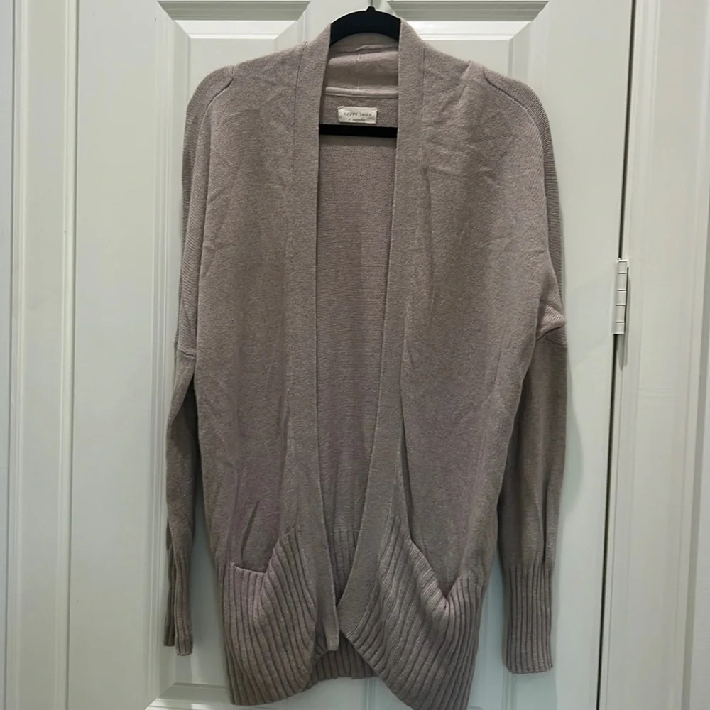 Aritzia azure skies long cardigan in blush size small - Picture 1 of 7